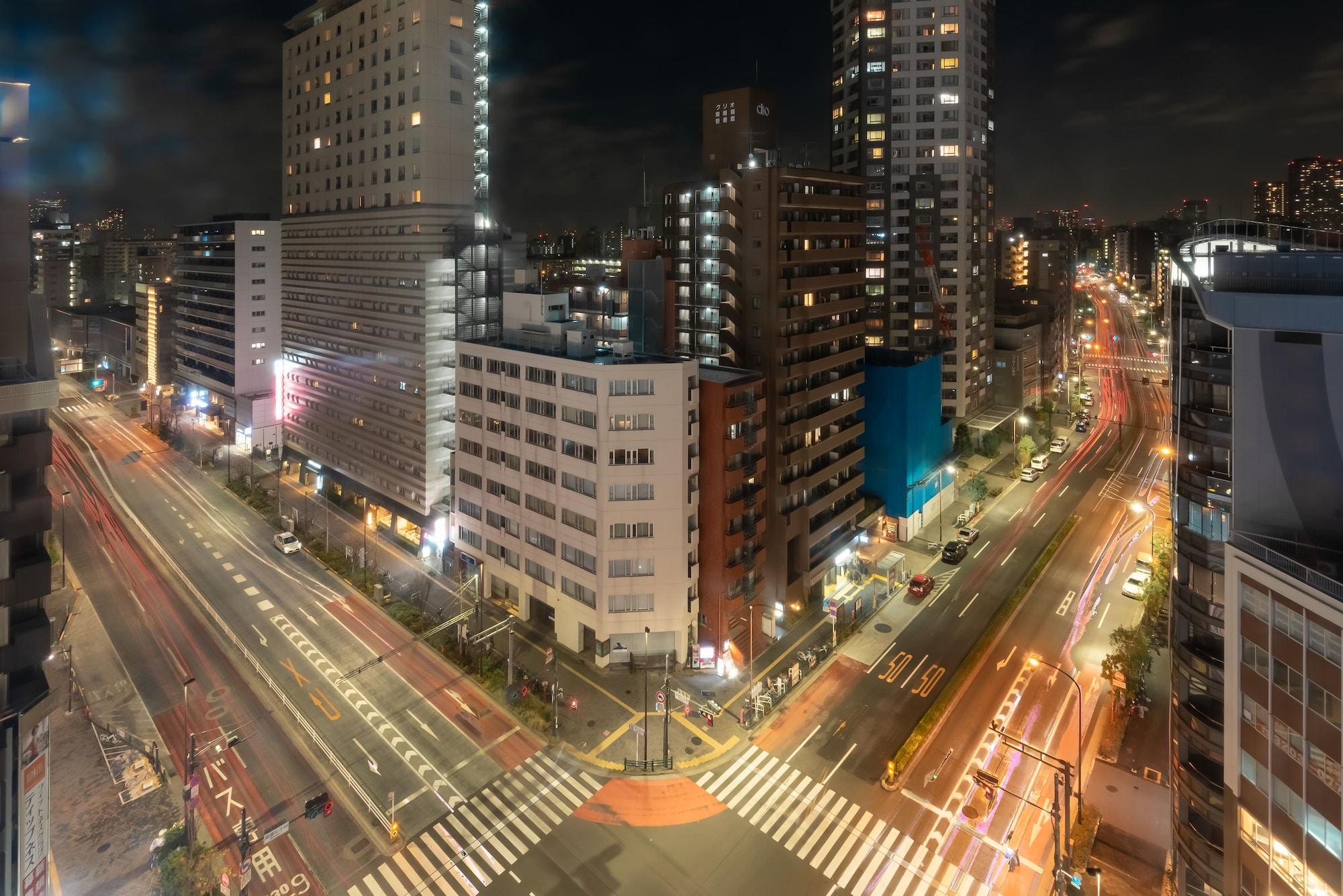 E Hotel Higashi Shinjuku Tokio Exterior foto